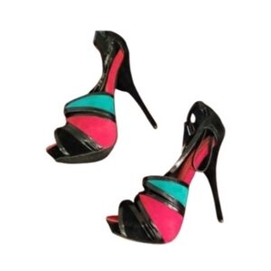 BEAUTY HEELS Stilettos Multi Colored Size 8.5